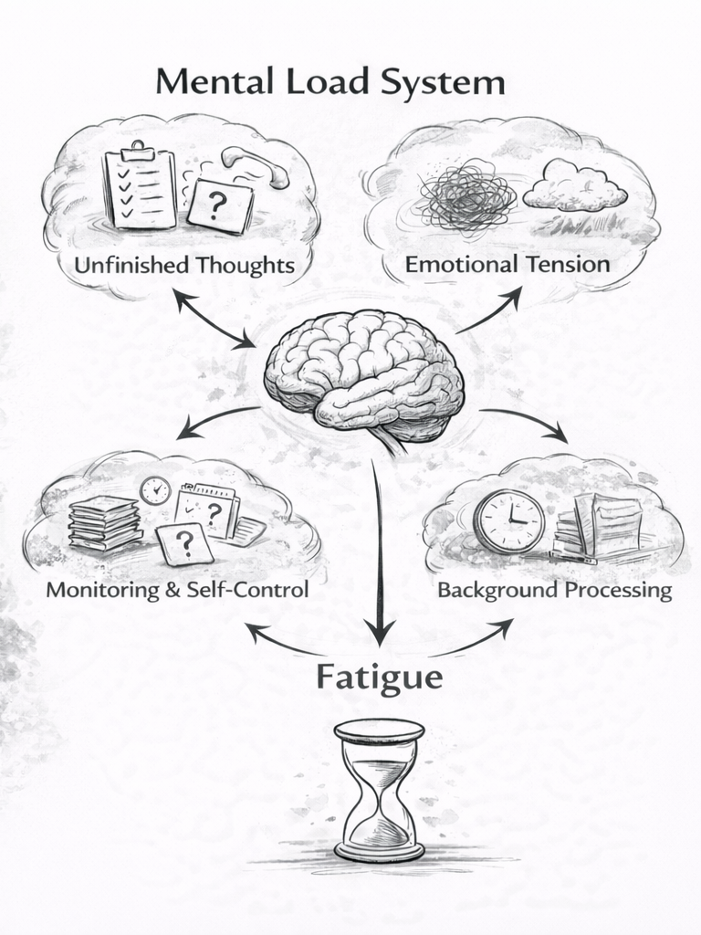 Mental load system diagram
